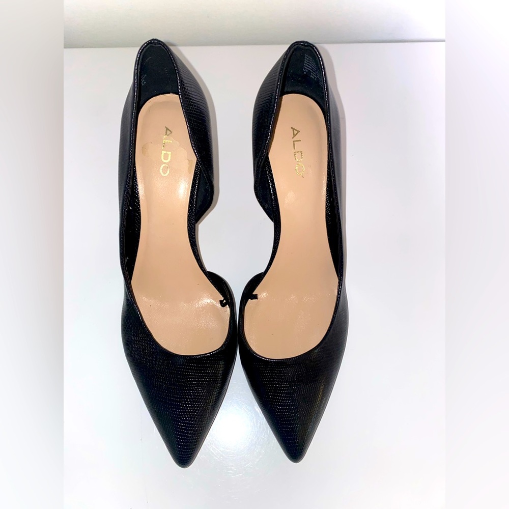 Black Aldo Pointed toe heel
